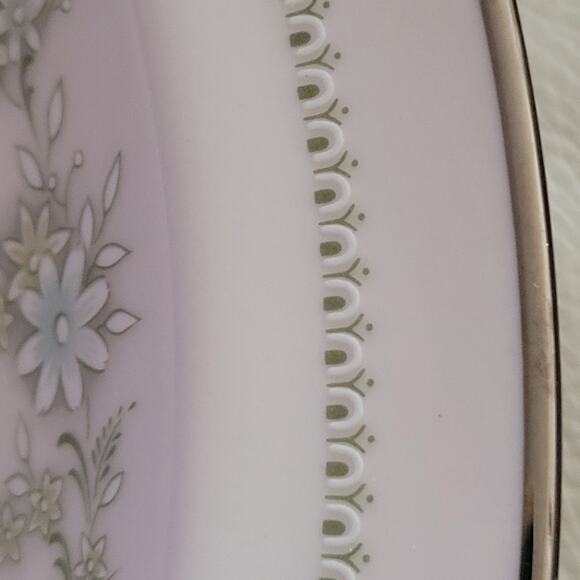 Noritake Ivory China Pattern Lexine 7007 Round Serving Bowl Vintage - Picture 8 of 8